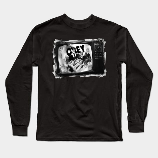 Obey Long Sleeve T-Shirt by PaperMoonTattooCo